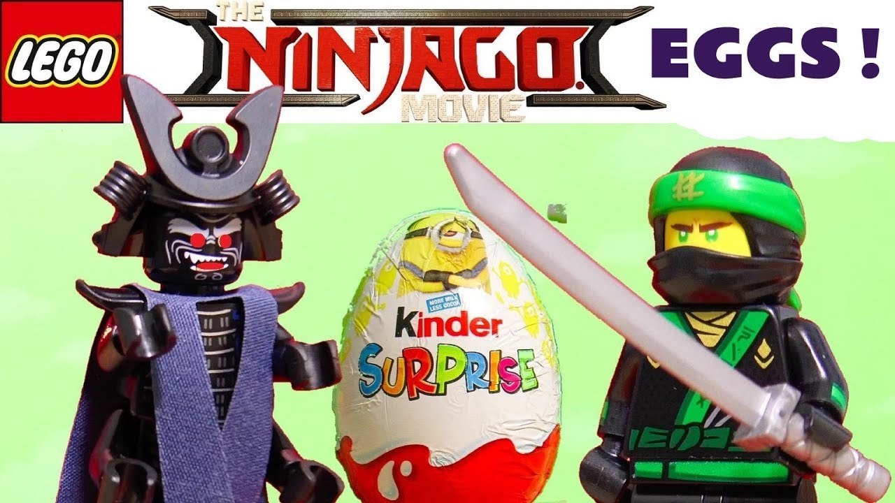 Lego Ninjago Kinder Surprise Chocolate Eggs with DC Superheroes and Masha  and the Bear - A fun toy story for kids - video Dailymotion