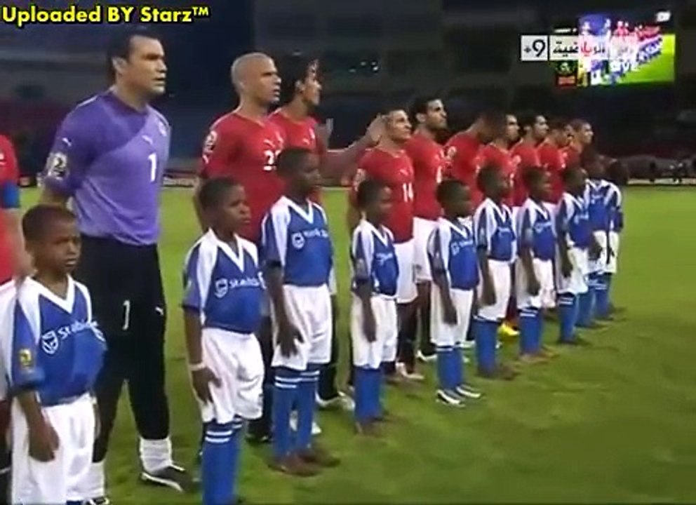 الشوط الأول من مباراة مصر و الجزائر 4-0 نصف نها...