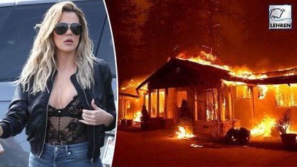 Khloe Kardashian's Too Scared To Sleep After Evacuating Her Calabasas Home Amid Wildfires