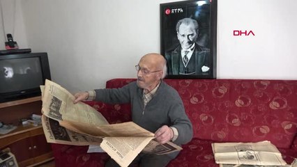 Düzce Her 10 Kasım'da Bir Gazete Alıp Sakladı