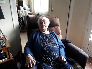 Victoire Berthier, de Haute-Savoie, a 100 ans ce 11 novembre 2018.