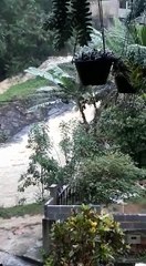 Rio Clotário, em João Neiva, na tarde desta sexta-feira (9)
