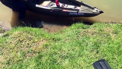 Funny Video: Fisherman Regrets Buying a Cheap Kayak