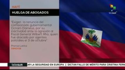 Haití: Poder Judicial pide mediación para que abogados levanten huelga