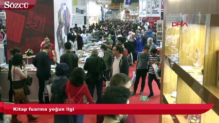 Kitap fuarına yoğun ilgi
