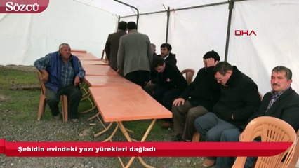 下载视频: Şehidin evindeki yazı yürekleri dağladı