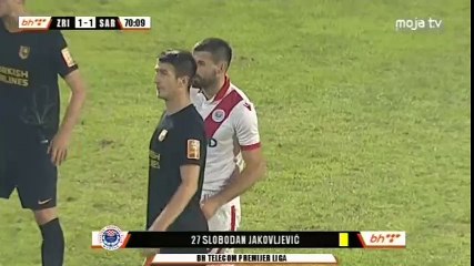 HŠK Zrinjski - FK Sarajevo 1-2 Adukor