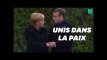 Les images de Macron et Merkel à Rethondes dans le wagon de l'Armistice