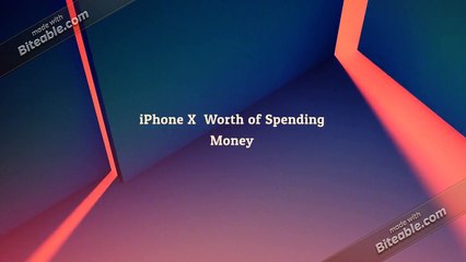 iPhone X Worth of Spending Money
