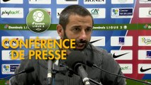 Conférence de presse Châteauroux - FC Metz (1-2) : Nicolas USAI (LBC) - Frédéric  ANTONETTI (FCM) - 2018/2019