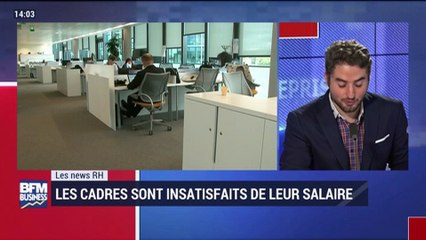 Les news RH: Les cadres sont insatisfaits de leur salaire - 10/11