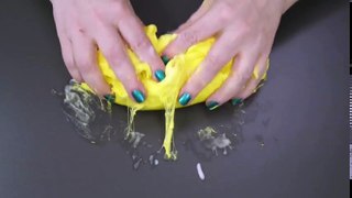 Most satisfying Yummy Lemon Bilou-Slime - Slime ASMR - no voice