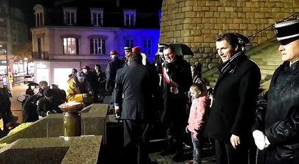 Cérémonie du partage de la flamme à Verdun