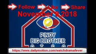 Pinoy Big Brother November 10 2018