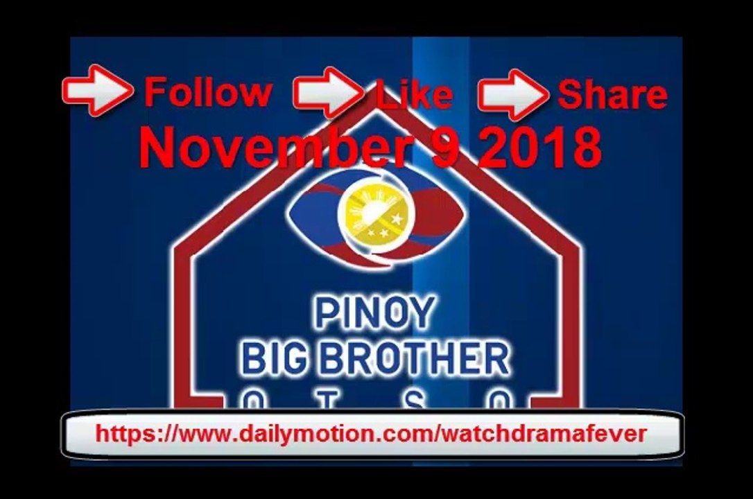 Pinoy Big Brother November 10 2018