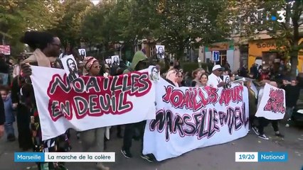 Marseille : les habitants ont marché pour exprimer leur tristesse et leur colère