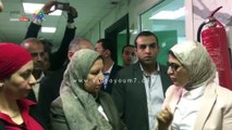 وزيرة الصحة تزور 4 مستشفيات ببورسعيد للتأكد من كفاءة المنشآت