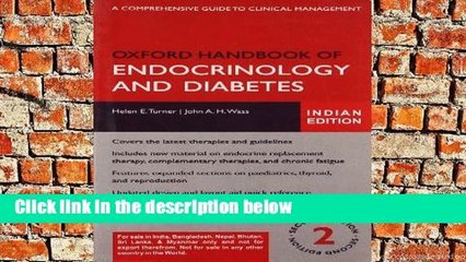 [P.D.F] OXFORD HANDBOOK OF ENDOCRINOLOGY AND DIABETES. [P.D.F]