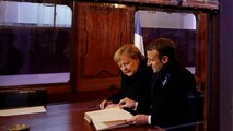 Merkel und Macron erinnern an Ende des Ersten Weltkriegs vor 100 Jahren