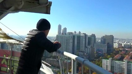 [人터view] 파인텍 굴뚝 농성 1년, "굴뚝 아래 세상은 괜찮습니까?" / YTN
