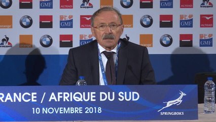 Tournée de novembre - Brunel : ''On a été au niveau des Springboks''