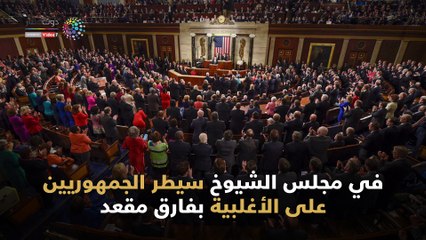 شاهد في دقيقة.. بالأرقام الخريطة الكاملة للكونجرس الأمريكي بعد "التجديد النصفي"