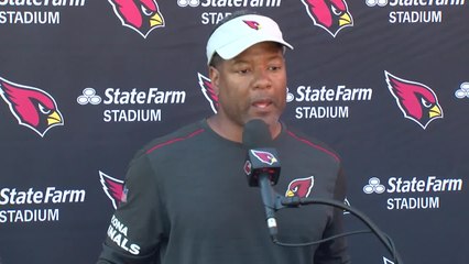 Descargar video: Cardinals coach Steve Wilks previews the Chiefs game - ABC15 Sports