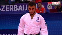 Parcours de Luka Mzkeidze (-60kg), ChM de judo 2018
