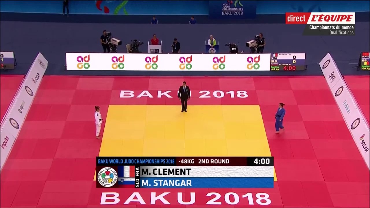 Parcours de Mélanie Clément (-48kg), ChM de judo 2018