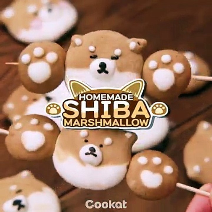 Homemade Shiba Marshmallow