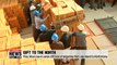 Pres. Moon Jae-in sends 200 tons of tangerines from Jeju Island to North Korea