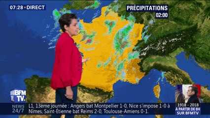 La météo pour ce dimanche 11 novembre 2018