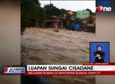 Detik-detik Belasan Rumah di Bantaran Sungai Cisadane Hanyut