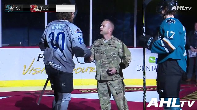 San Jose Barracuda (0) vs. Tucson Roadrunners (1)