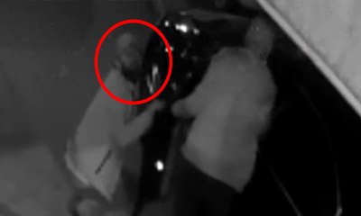 Hırsızın rahatlığı; kameraya öpücük attı