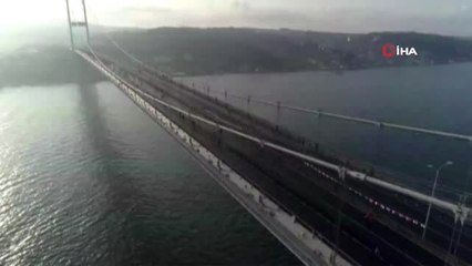 Vodafone 40. İstanbul Maratonu'nu Havadan Görüntülendi