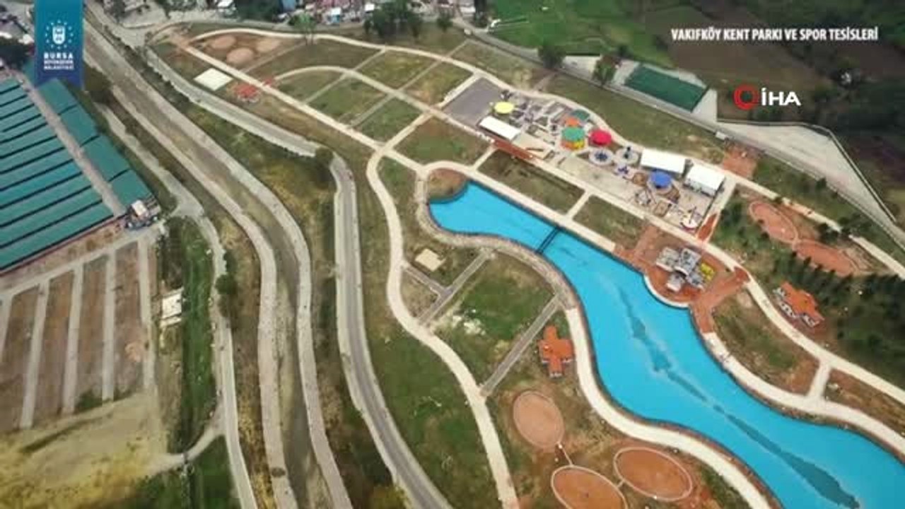 Bu Park Yıldırım'a Değer Katacak...yapımı Devam Eden Park Havadan Böyle Görüntülendi
