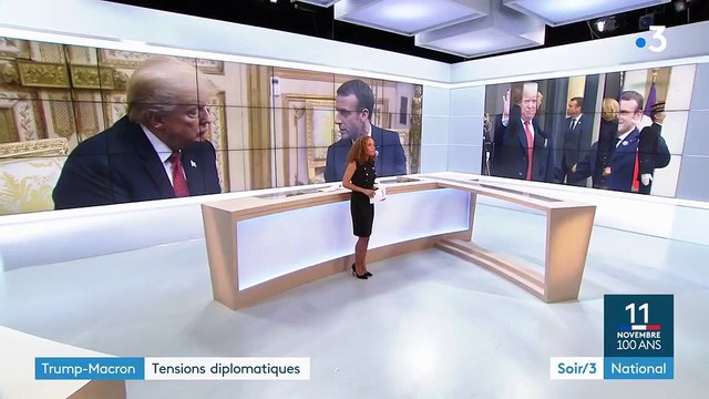 Des tensions diplomatiques entre Donald Trump et Emmanuel Macron