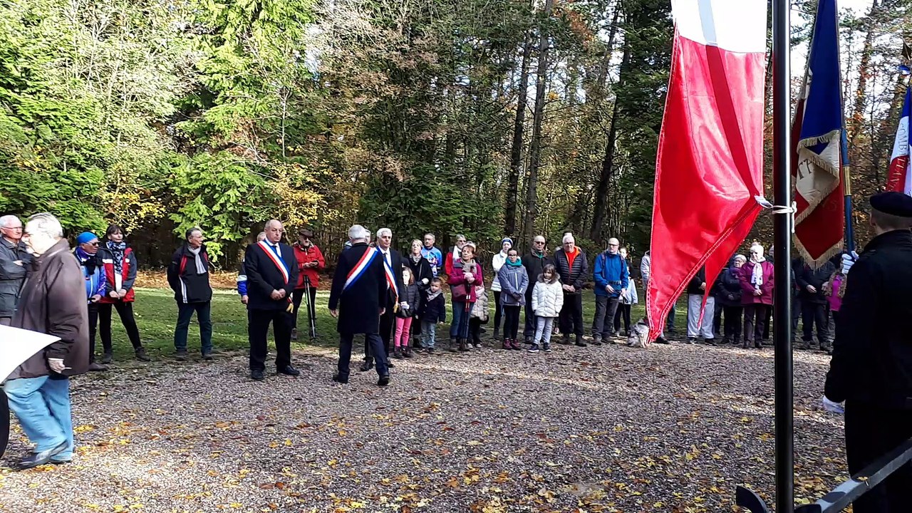 Pont-à-Mousson : cérémonie poignante ce matin à la Croix des Carmes