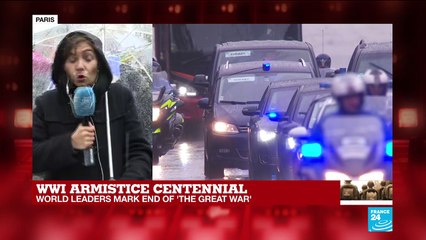WWI armistice centennial: "security is very tight in the Champs-Élysées"