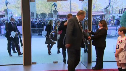 Prince Harry commemorates centenary at Twickenham Stadium