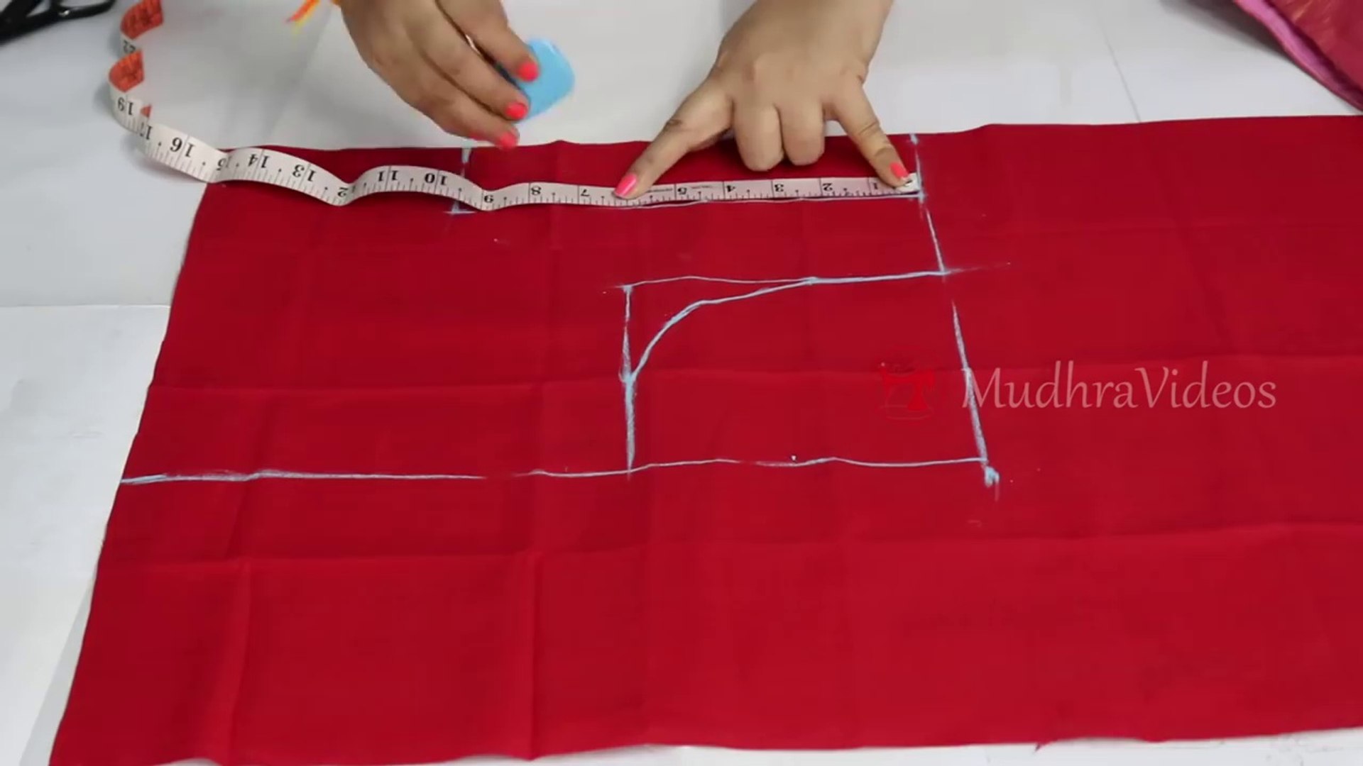 Blouse Cutting Very Clarity -- Mudhra videos Tailoring Beginners