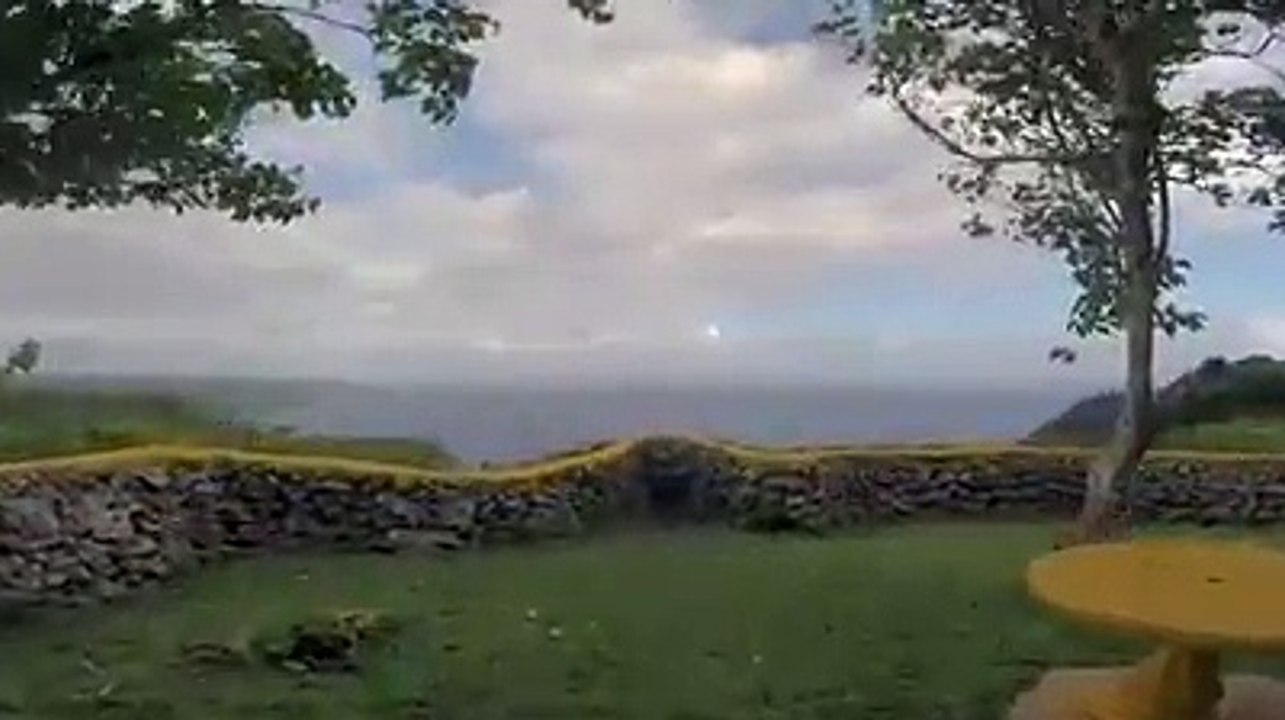 Sen gåtbo i isla Luta! Cool story.. on this trip, there was a huge fanihi (fruit bat) following us the whole time on the "back road." For a lot of the boys, i