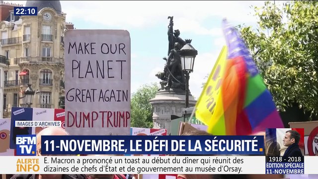 Commémorations du centenaire de l'Armistice: le défi de la sécurité