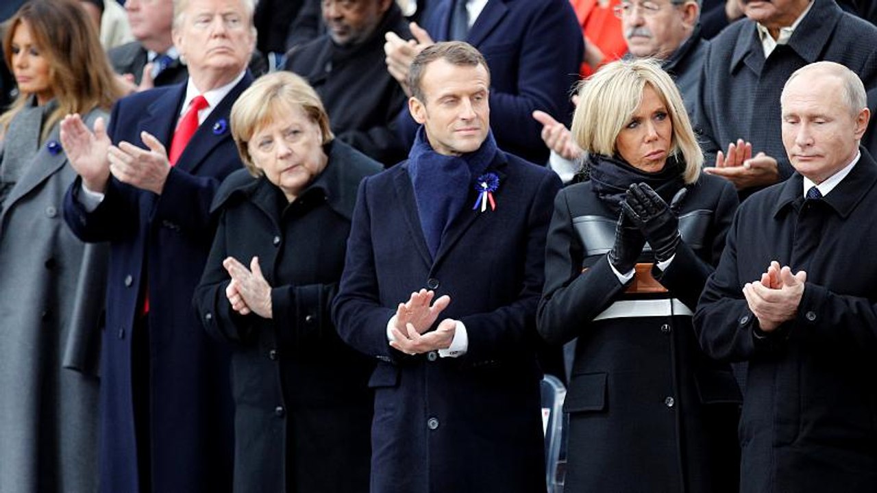 Gedenken an den 1. Weltkrieg: Macrons Aufruf zum Frieden