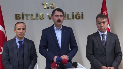 Bakan Kurum: 'Bitlis'i hakettiği noktaya getirmek üzere birçok projemiz olacak' - BİTLİS