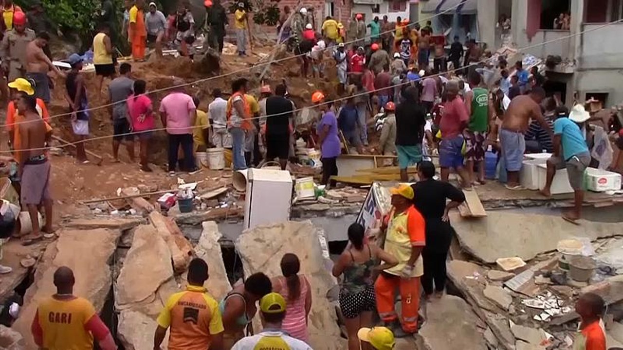 Rio de Janeiro: Tödlicher Erdrutsch verwüstet Favela
