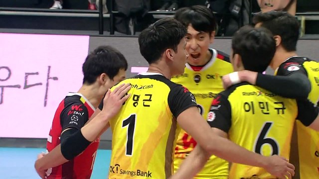 대한항공, OK저축은행 꺾고 선두 도약 / YTN