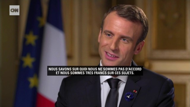 Macron s'exprime sur sa relation avec Trump sur CNN: Nous savons sur quoi nous ne sommes pas d'accord