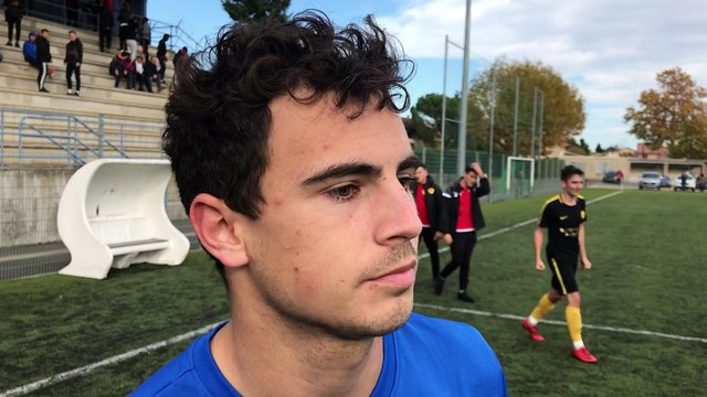 GAMBARDELLA CA U19 – Francis MENETRIEUX (FC Villefranche) réagit après l’élimination contre Lyon-Duchère AS